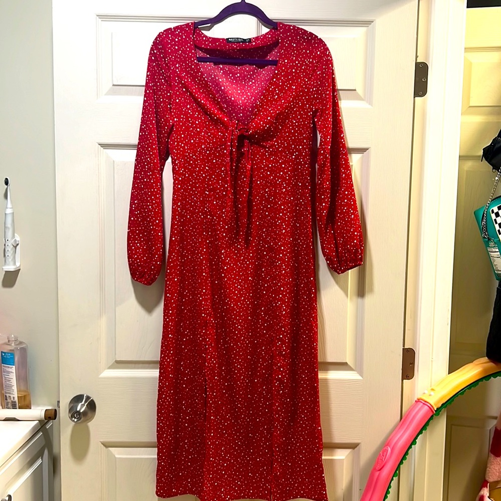 Red dress